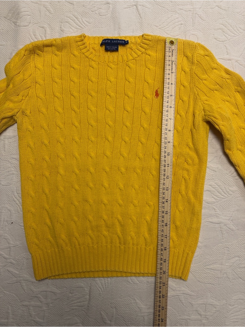2 Vintage Ralph Lauren Cotton Sweaters M - Picture 6 of 16